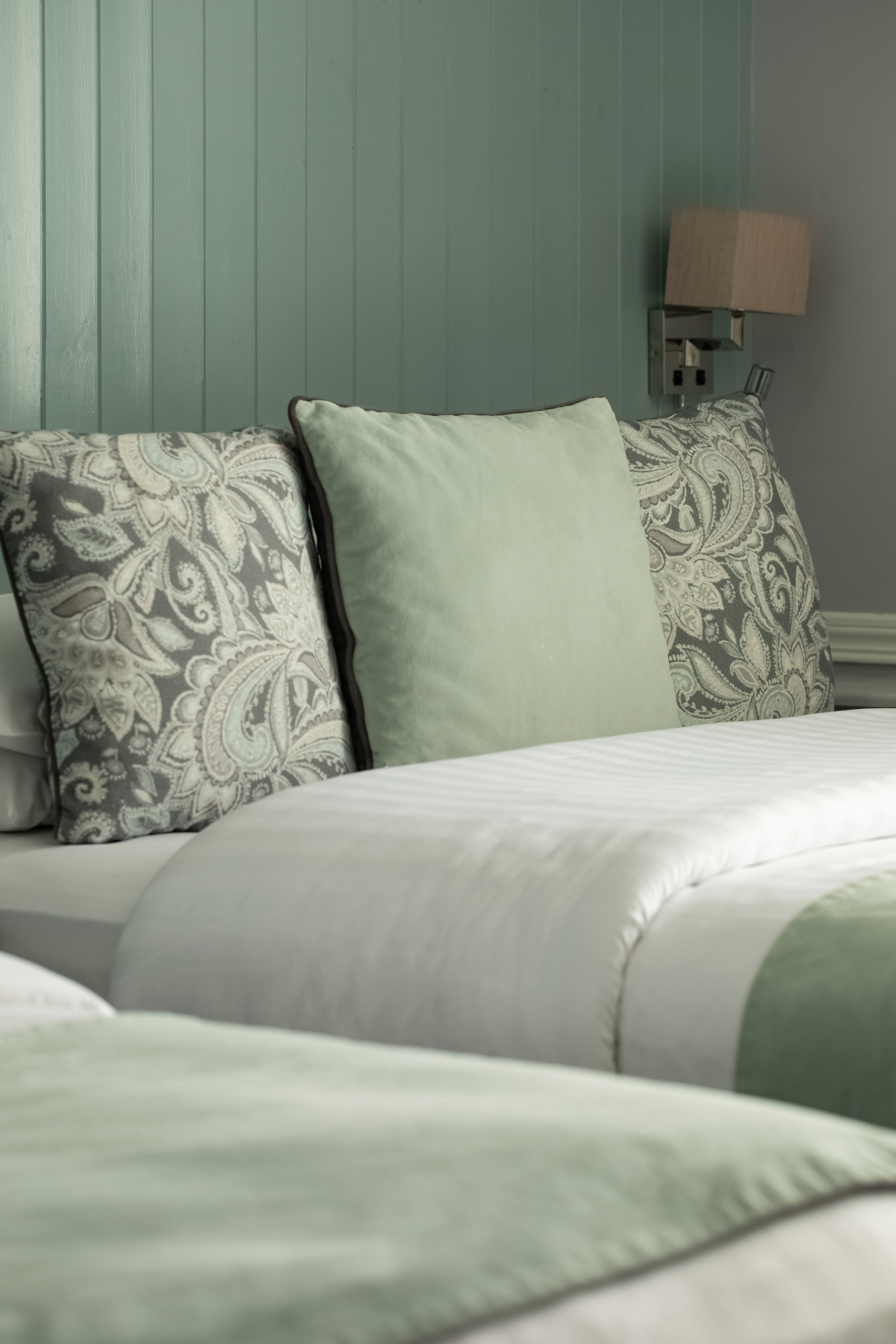 Family room beds with pillows