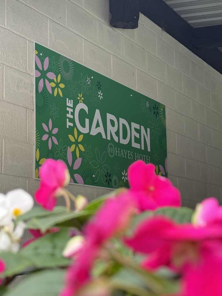 the Garden logo at Hayes Hotel