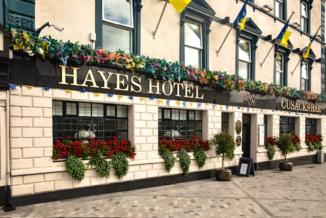 Hayes Hotel Front Entrance